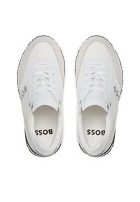 BOSS - Boss Sneakersy J29332 M Biały. Kolor: biały. Materiał: materiał #3