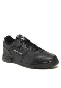 Reebok Sneakersy Workout Plus HP5910 Czarny. Kolor: czarny. Materiał: skóra. Model: Reebok Workout #6