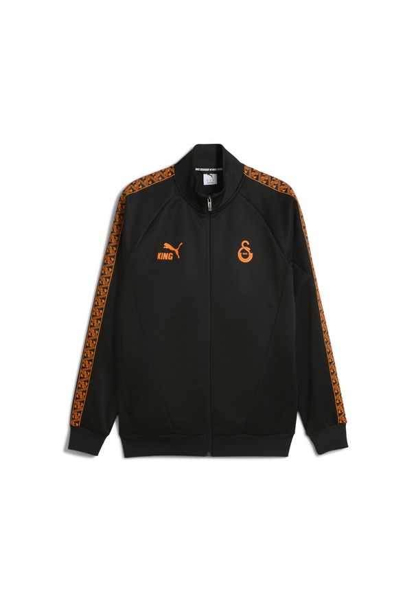Puma - Męska kurtka Galatasaray SK KING Anthem PUMA Black. Kolor: czarny. Sport: bieganie