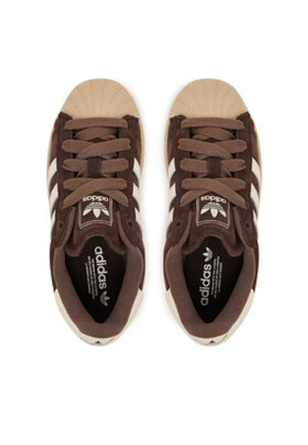 Adidas - adidas Sneakersy Superstar II IH9314 Brązowy. Kolor: brązowy. Materiał: nubuk, skóra. Model: Adidas Superstar