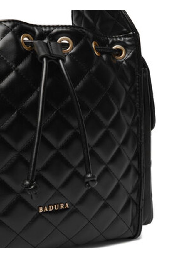 Badura Torebka EO-HAIDI-RX8968 Czarny. Kolor: czarny. Materiał: skórzane