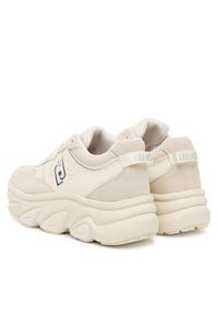 Liu Jo Sneakersy Steffy 01 BF5061 P0304 Écru. Materiał: zamsz, skóra #5