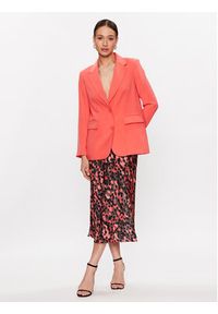 DKNY Marynarka P3BCTR09 Koralowy Regular Fit. Kolor: pomarańczowy. Materiał: wiskoza #4