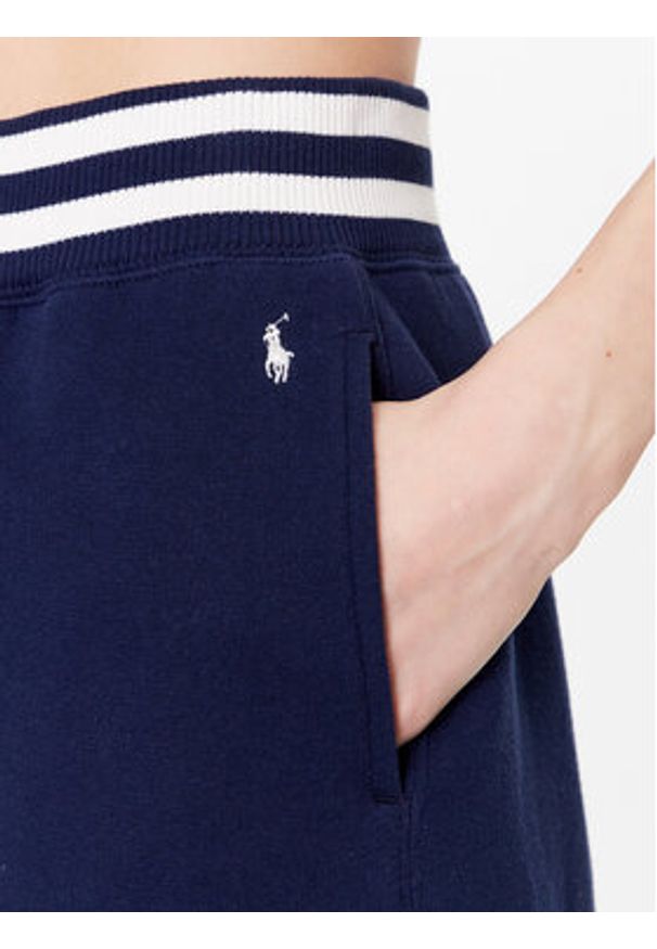 Polo Ralph Lauren Spodnie dresowe 211892659001 Granatowy Regular Fit. Kolor: niebieski. Materiał: bawełna
