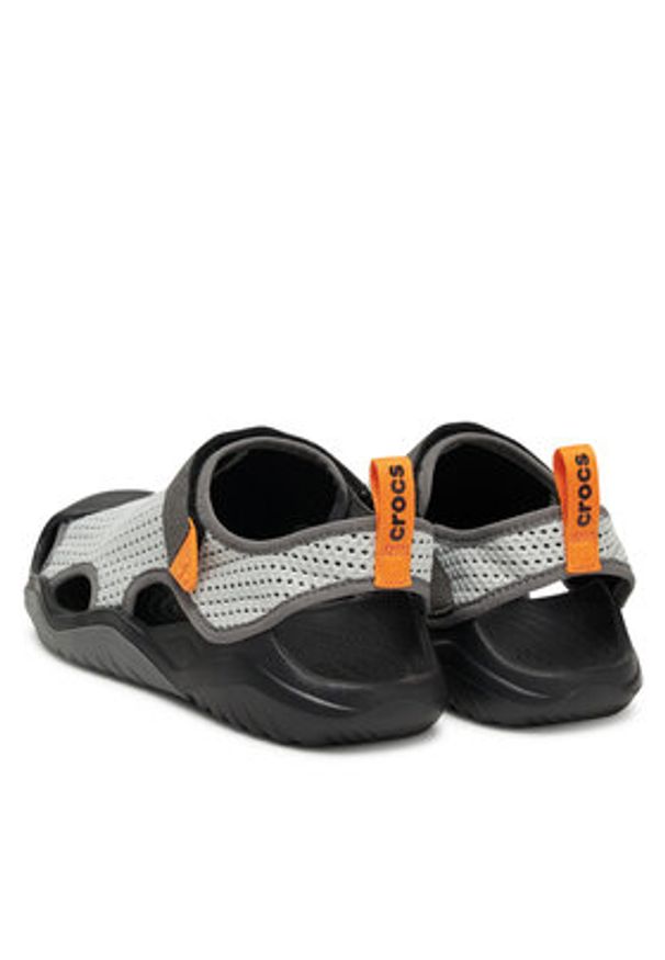 Crocs Sandały Swiftwater™ Mesh Deck 211095 Szary. Kolor: szary. Materiał: mesh