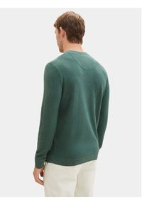 Tom Tailor Sweter 1038612 Zielony Regular Fit. Kolor: zielony. Materiał: bawełna #6