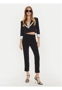 Imperial Chinosy P5C9IKP Czarny Slim Fit. Kolor: czarny. Materiał: syntetyk