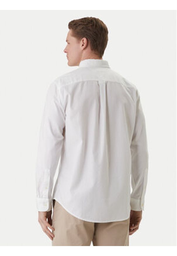 TOMMY HILFIGER - Tommy Hilfiger Koszula MW0MW42442 Biały Slim Fit. Kolor: biały. Materiał: bawełna