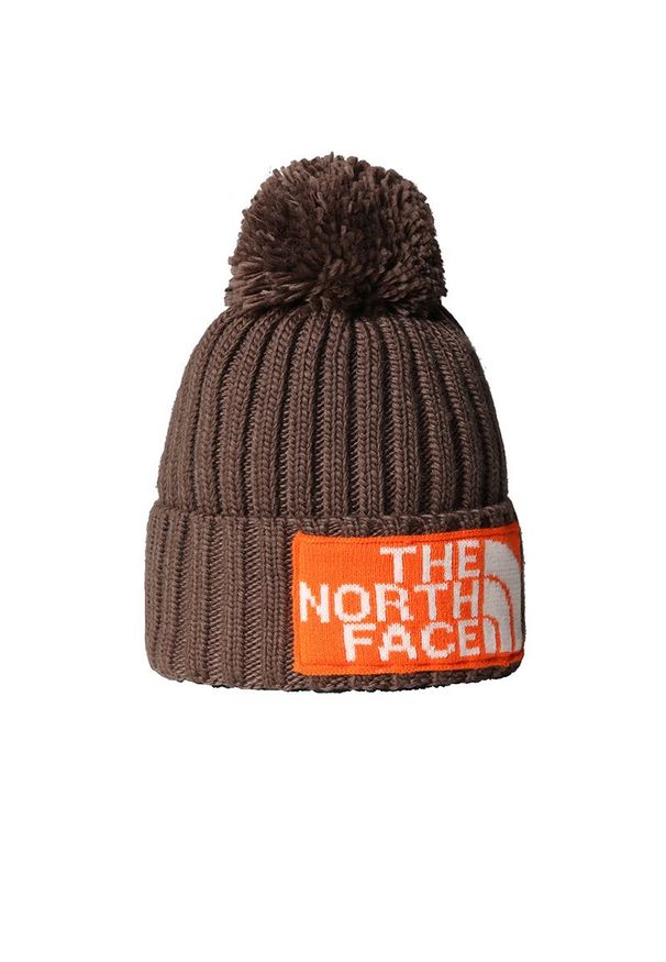 Czapka The North Face Heritage Ski Tuke 0A7WJO88O1 - brązowa. Kolor: brązowy. Materiał: poliester, dzianina. Styl: klasyczny, retro