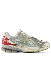 Buty unisex New Balance U19065DY - beżowe. Kolor: beżowy. Materiał: materiał, syntetyk, guma. Szerokość cholewki: normalna. Sport: turystyka piesza #1