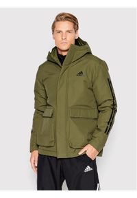 Adidas - Kurtka zimowa adidas. Kolor: zielony. Sezon: zima #1
