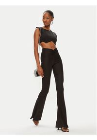 Patrizia Pepe Top 8M1646/J219-K103 Czarny Regular Fit. Kolor: czarny. Materiał: syntetyk #4