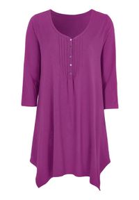 Cellbes Rozszerzana tunika z dżerseju ciemnofioletowy female fioletowy 42/44. Kolor: fioletowy. Materiał: jersey #1