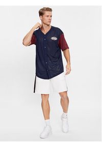 Reebok T-Shirt Sporting Goods IM1506 Granatowy Regular Fit. Kolor: niebieski. Materiał: syntetyk