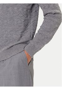 Guess Sweter M5BR42 Z2ZK2 Szary Regular Fit. Kolor: szary. Materiał: syntetyk