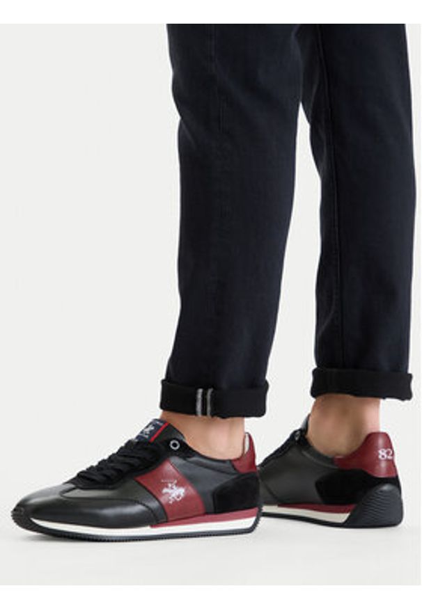 Beverly Hills Polo Club Sneakersy EO-SCOTT-10 MI08 Czarny. Kolor: czarny. Materiał: skóra