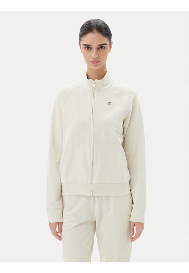 EA7 Emporio Armani Bluza 7W000077 AF13135 U1112 Beżowy Regular Fit. Kolor: beżowy. Materiał: bawełna