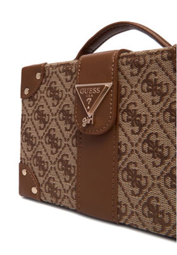 Guess Torebka J6RZ01 WK590 Brązowy. Kolor: brązowy