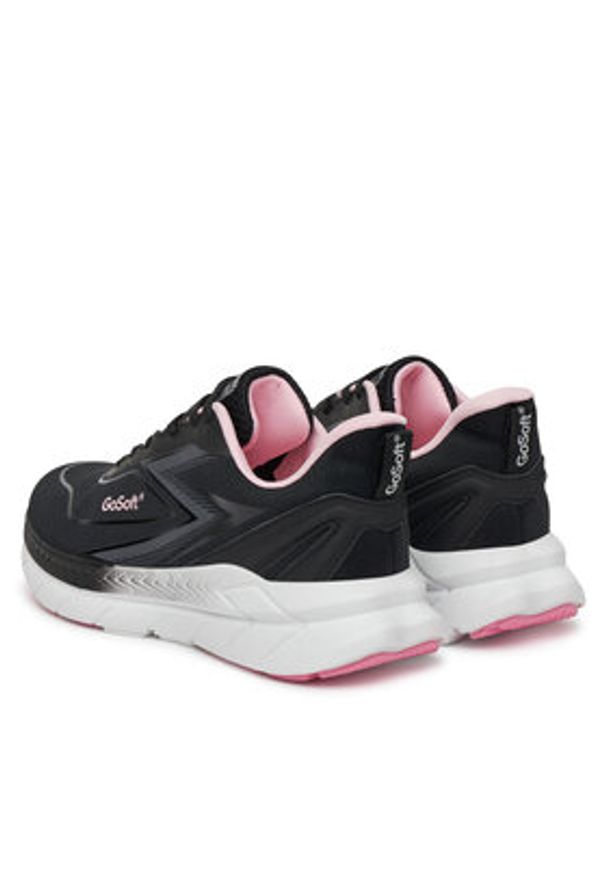 Go Soft Sneakersy V11-148 Czarny. Kolor: czarny. Materiał: materiał