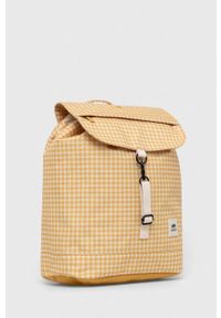 Lefrik plecak damski kolor żółty duży wzorzysty. Kolor: żółty. Materiał: poliester #2