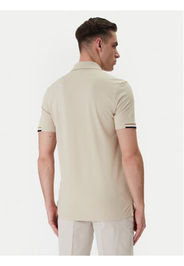 BOSS Polo Parlay 147 50467113 Beżowy Regular Fit. Typ kołnierza: polo. Kolor: beżowy. Materiał: bawełna