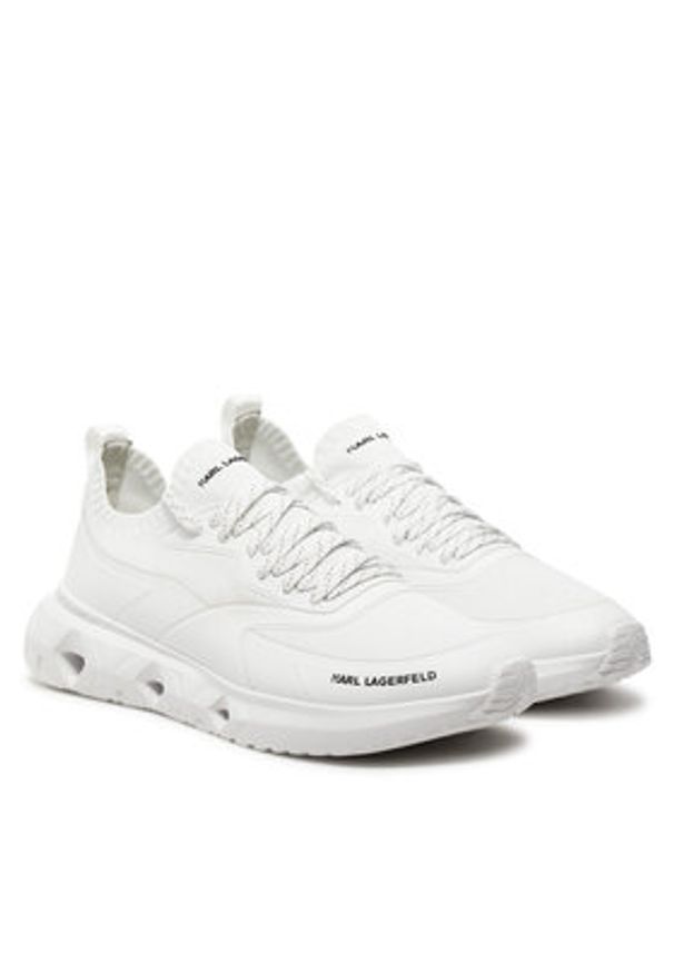 Karl Lagerfeld - KARL LAGERFELD Sneakersy KL54616 Biały. Kolor: biały. Materiał: materiał