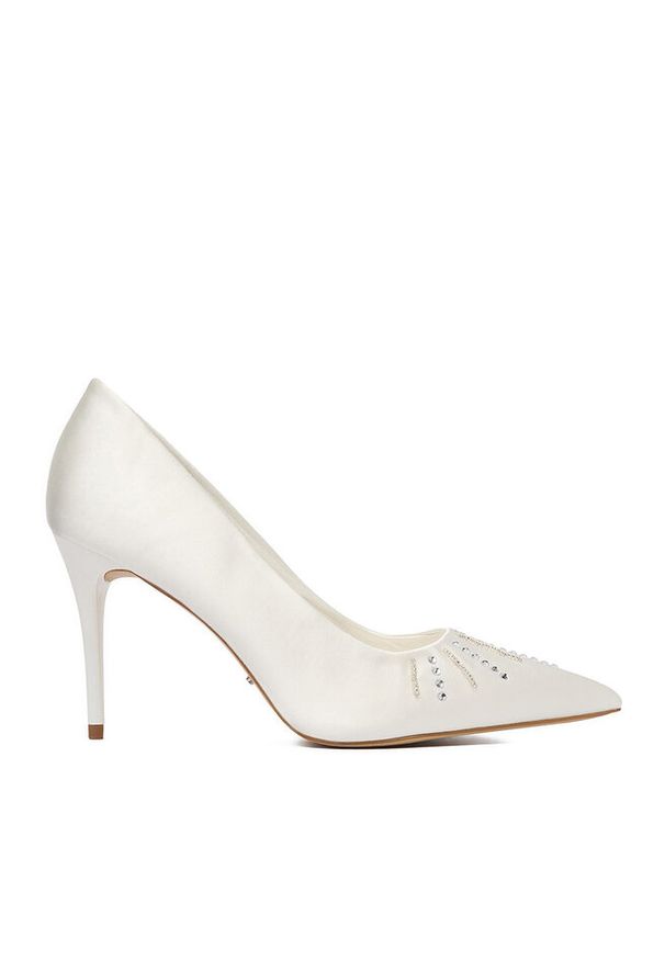 Szpilki DeeZee. Kolor: biały. Obcas: na szpilce