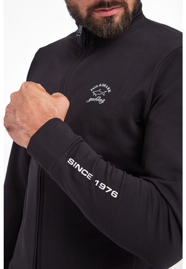 PAUL & SHARK - Bluza męska PAUL&SHARK. Typ kołnierza: kołnierzyk stójkowy. Wzór: nadruk