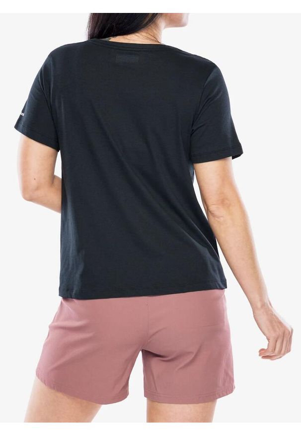 columbia - Koszulka z nadrukiem damska Columbia Ruby Springs Graphic Scoop Neck S/S. Kolor: czarny. Wzór: nadruk