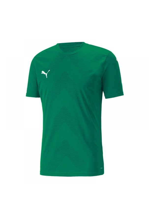 Puma Koszulka Teamglory Jersey 70501705. Kolor: zielony. Materiał: jersey