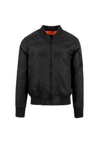 BUILD YOUR BRAND - Męska Kurtka Bomber. Kolor: czarny