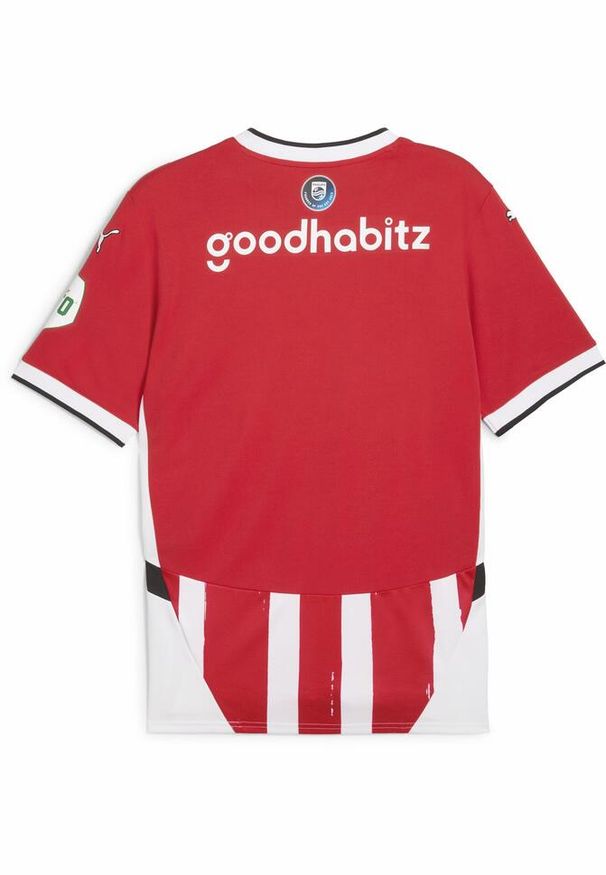 Puma - Męska koszulka domowa PSV Eindhoven 24/25 PUMA For All Time Red White. Kolor: biały, czerwony, wielokolorowy. Sport: piłka nożna