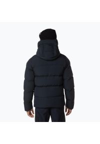 Kurtka puchowa męska Rossignol Tech Stretch Hoodie. Kolor: czarny. Materiał: puch. Sport: turystyka piesza