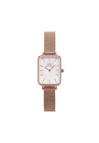 Daniel Wellington Zegarek Quadro Pressed DW00100510 Złoty. Kolor: złoty