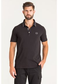 POLO Armani Exchange. Typ kołnierza: polo. Wzór: nadruk, jednolity. Styl: sportowy