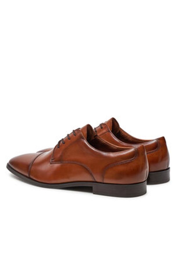 Aldo Półbuty Callahan 13647020 Brązowy. Kolor: brązowy. Materiał: skóra, lakier
