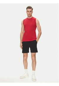 Kappa Tank top Logo Corpo Cadwal 303HZB0 Czerwony Regular Fit. Kolor: czerwony. Materiał: bawełna #3