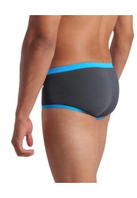 Kąpielówki Arena Big Logo Low Waist. Kolor: wielokolorowy, niebieski, szary