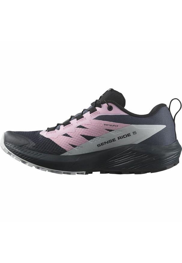 salomon - Obuwie Sportowe Damskie Running Salomon Sense Ride 5. Kolor: wielokolorowy. Materiał: syntetyk, materiał. Sport: bieganie