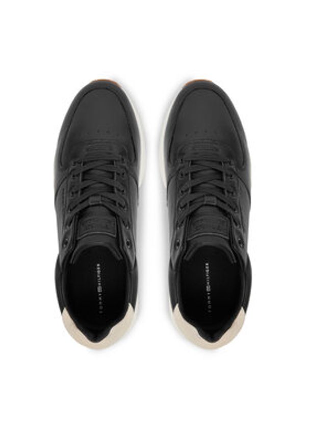 TOMMY HILFIGER - Tommy Hilfiger Sneakersy Newport Lth FM0FM05871 Czarny. Kolor: czarny. Materiał: skóra