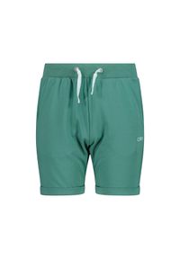 Szorty dziecięce turystyczne CMP 35D7745. Okazja: na co dzień. Kolor: zielony. Styl: casual, sportowy. Sport: turystyka piesza
