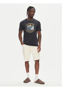 Quiksilver T-Shirt Ev Three Seas Ss EQYZT08051 Granatowy Regular Fit. Kolor: niebieski. Materiał: bawełna #3