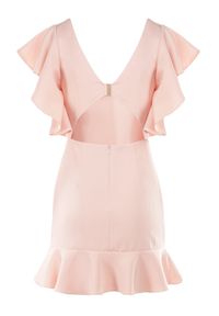 Born2be - Jasnoróżowa Sukienka Bessette. Kolor: różowy. Typ sukienki: dopasowane #7