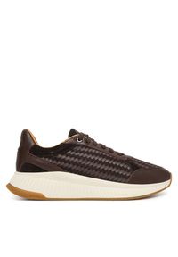 Sneakersy BOSS. Kolor: brązowy #1