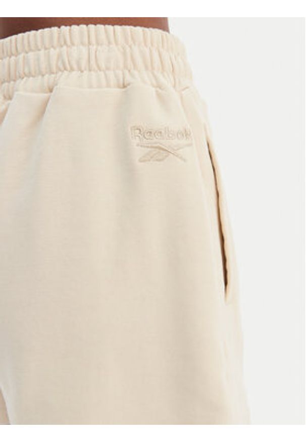 Reebok Szorty sportowe Reebok x Ewa Chodakowska Jula RK25623CCW Beżowy Regular Fit. Kolor: beżowy. Materiał: syntetyk