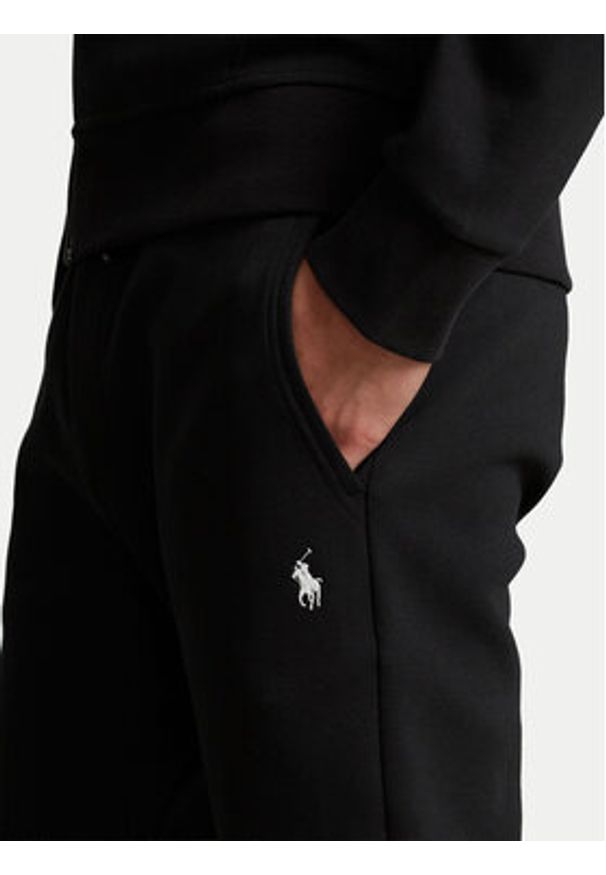 Polo Ralph Lauren Spodnie dresowe 710888283 Czarny Regular Fit. Kolor: czarny. Materiał: bawełna