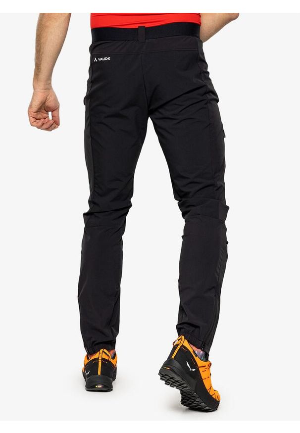 Spodnie softshell męskie Vaude Scopi Pants III. Kolor: czarny. Materiał: softshell