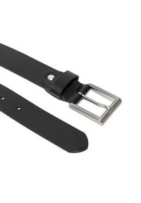 Guess Pasek Męski Adjustable Belt BM7573 LEA35 Czarny. Kolor: czarny. Materiał: skóra