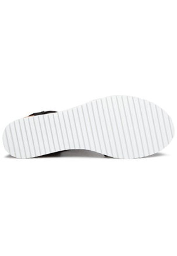 skechers - Skechers Sandały Desert Kiss 31440/BLK Czarny. Kolor: czarny. Materiał: materiał