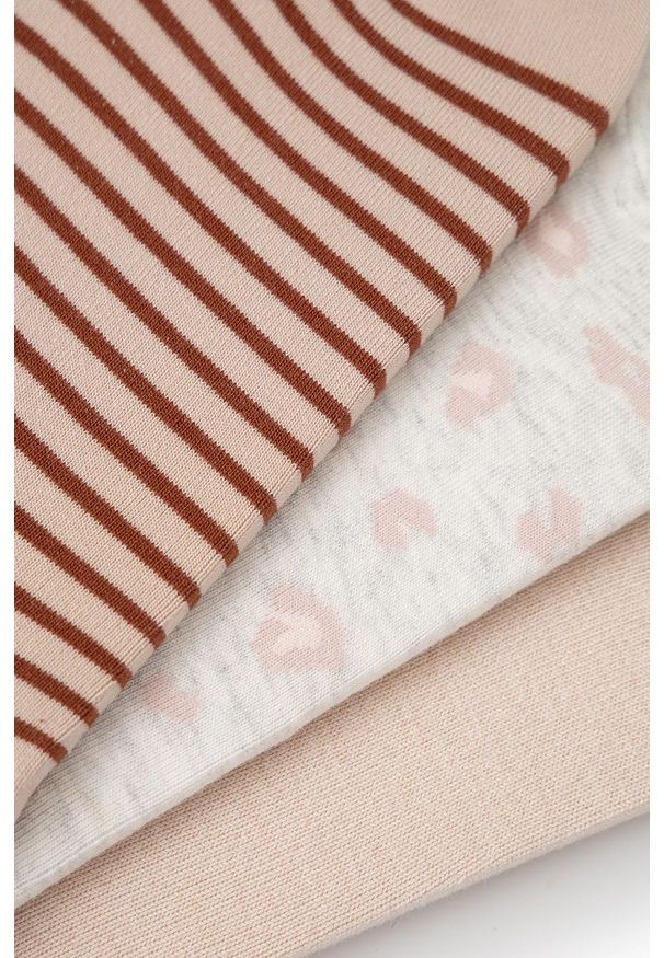 GAP - Skarpetki (3-pack). Kolor: beżowy. Materiał: poliester